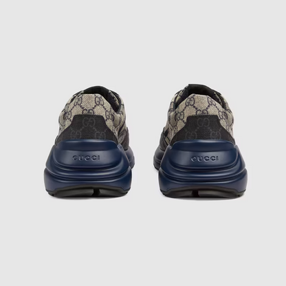 Gucci GG Rhyton Sneaker GG Supreme Canvas 'Beige Blue'