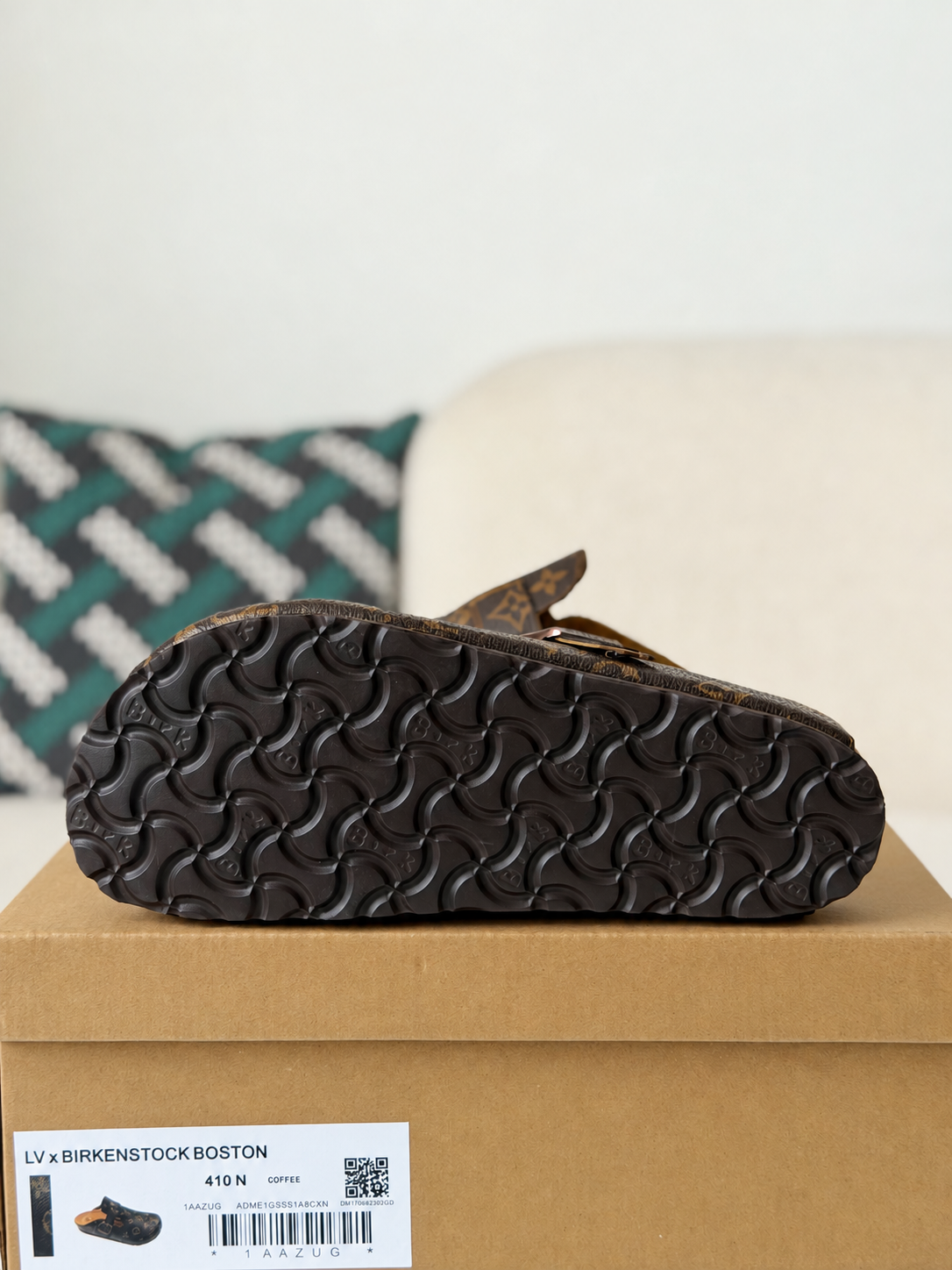 LV Cosy Flat Comfort Clog Brown