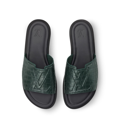 LV Portofino Mule Green