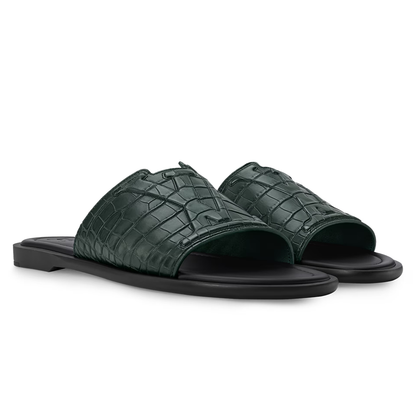 LV Portofino Mule Green