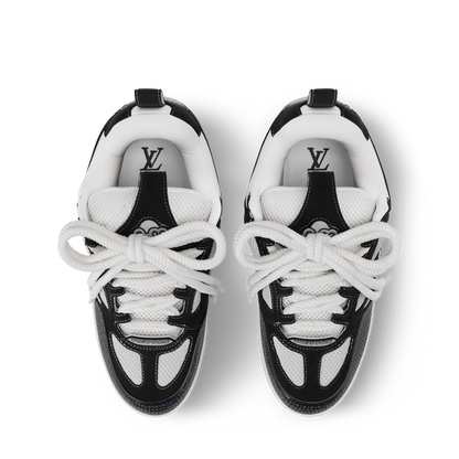 LV Skate Sneaker Black White