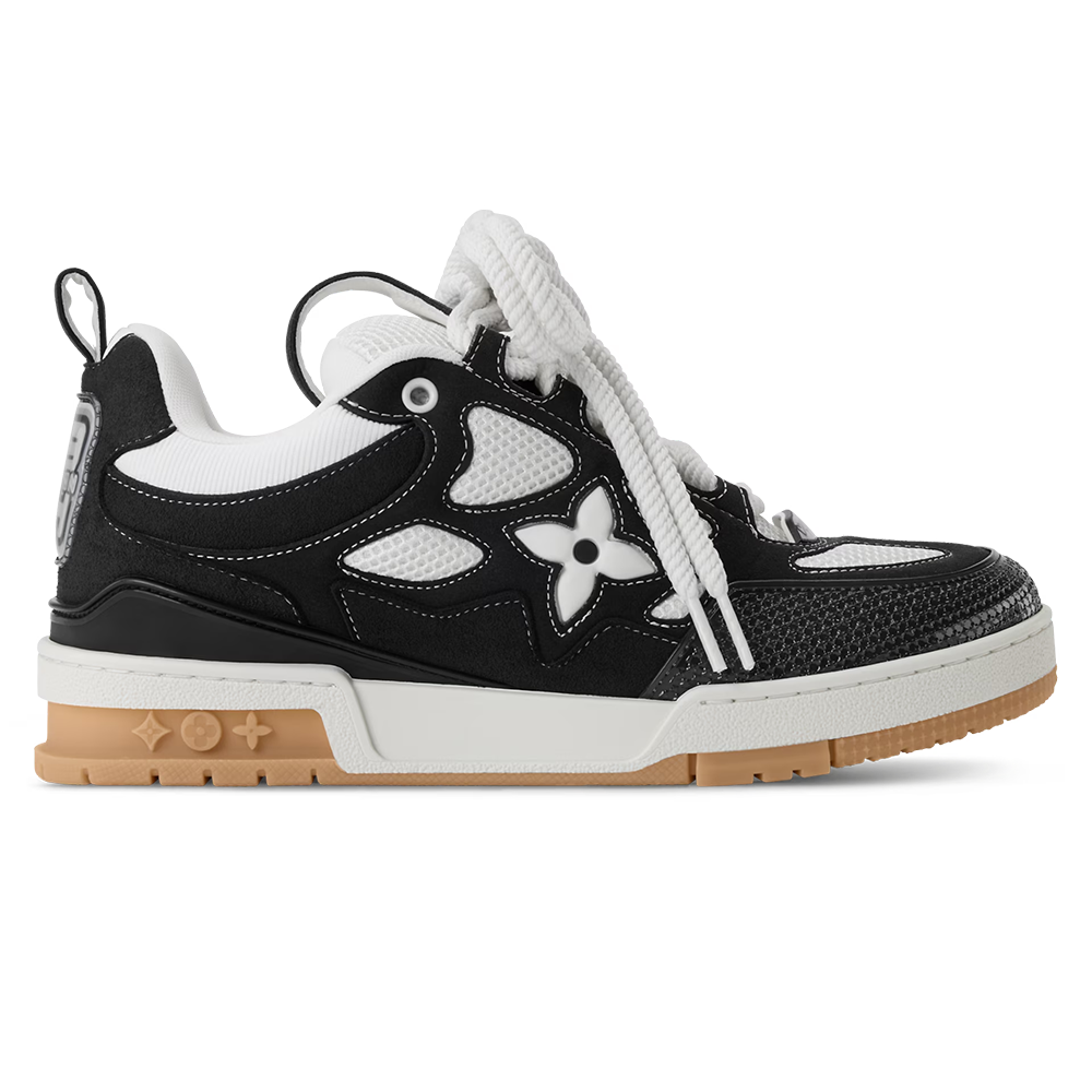 LV Skate Sneaker Black White