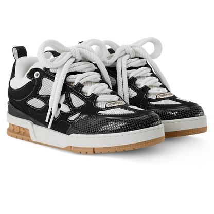 LV Skate Sneaker Black White