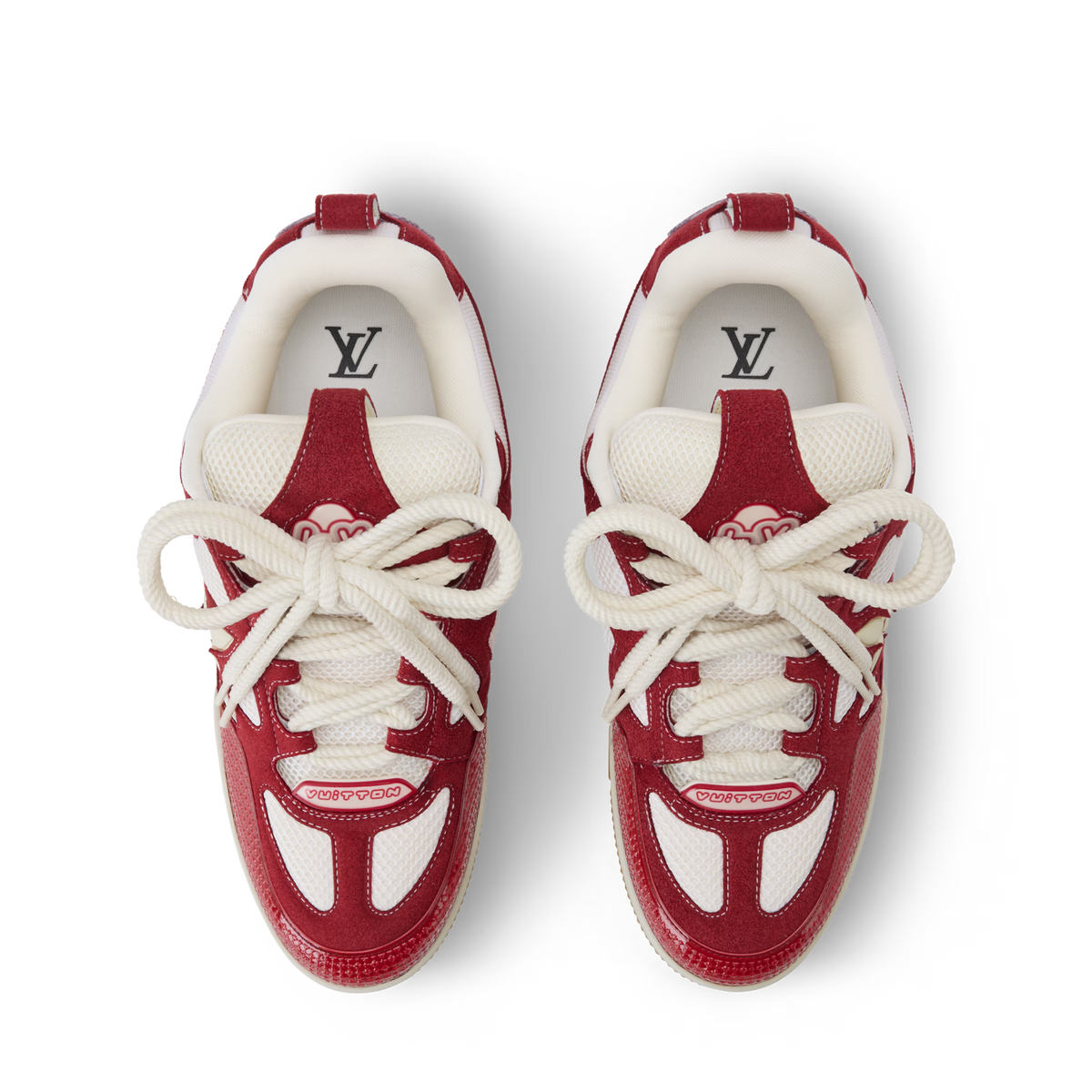 LV Skate Sneaker Red White