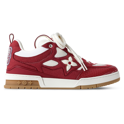 LV Skate Sneaker Red White