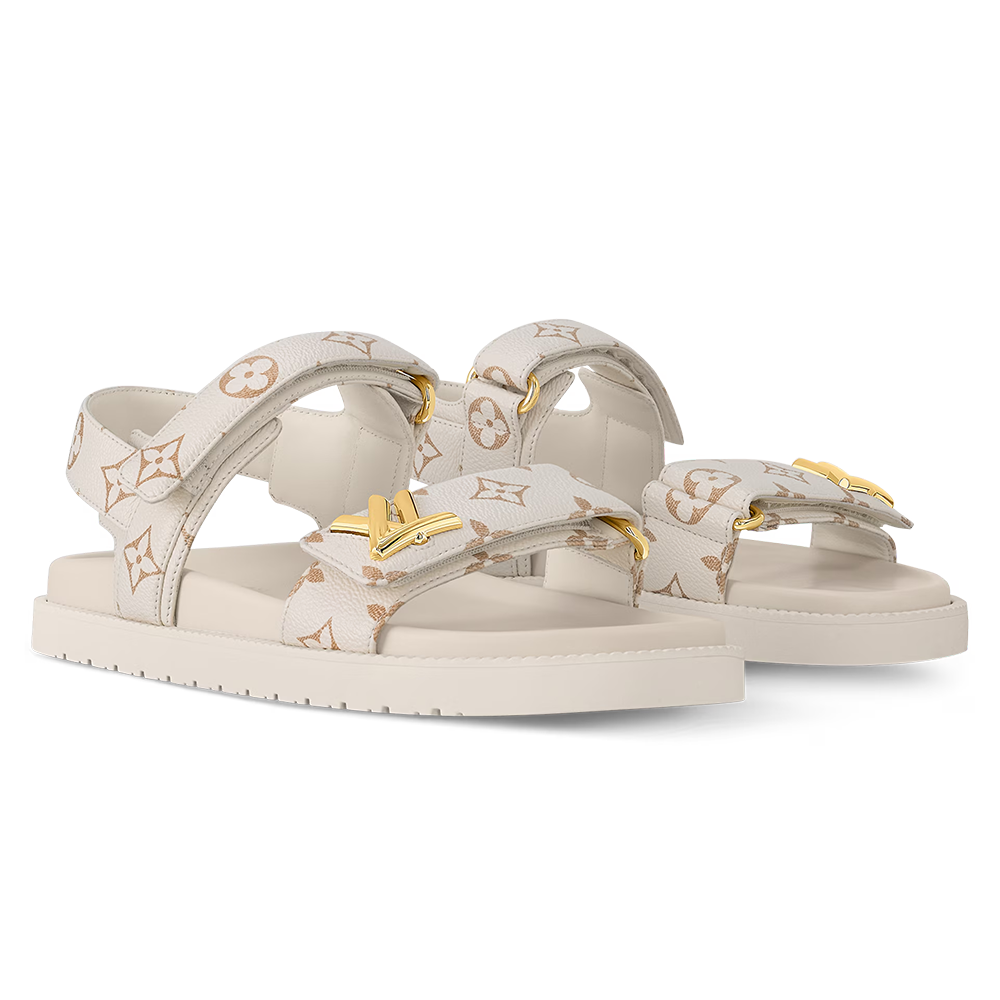 Louis Vuitton LV Sunset Flat Comfort Sandal ‘Dune Beige’