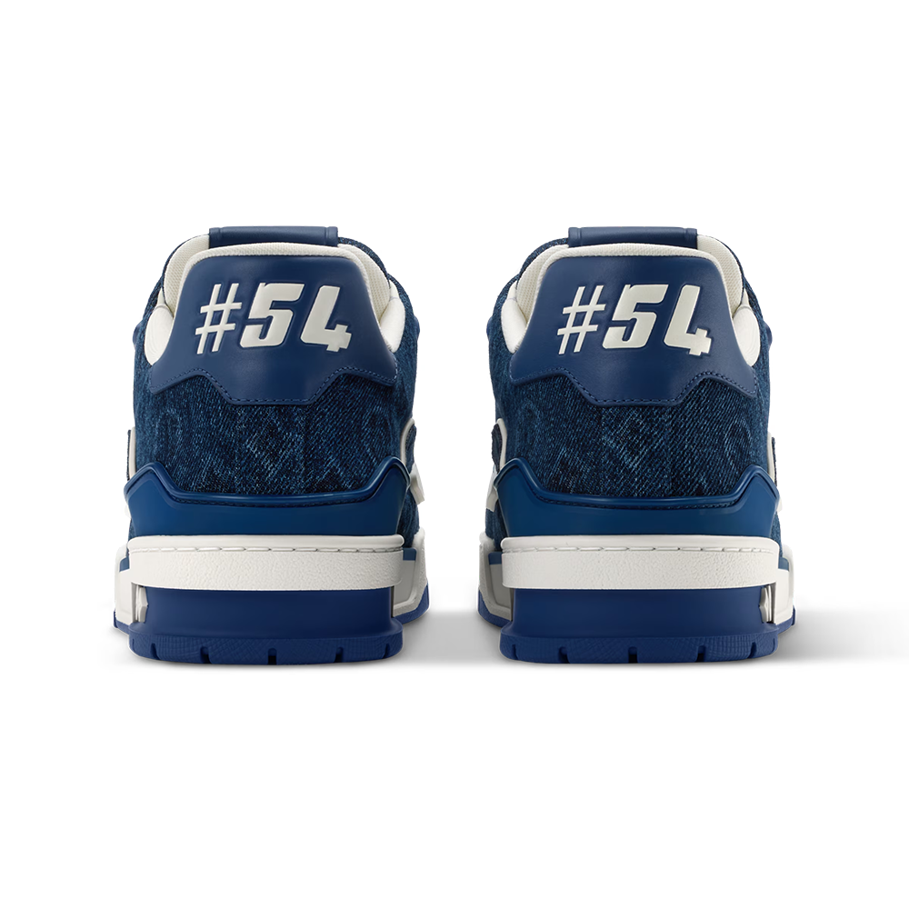 LV Trainer Blue Monogram denim