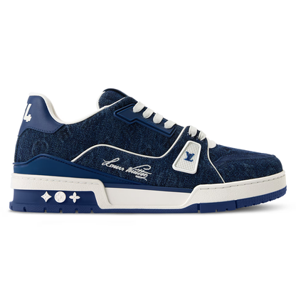 LV Trainer Blue Monogram denim