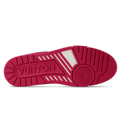 LV Trainer Red calf leather