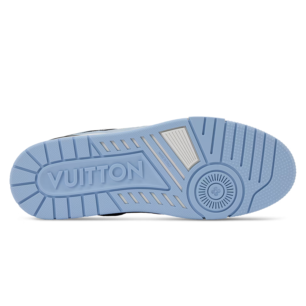 LV Trainer Blue calf leather