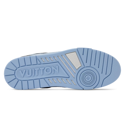 LV Trainer Blue calf leather