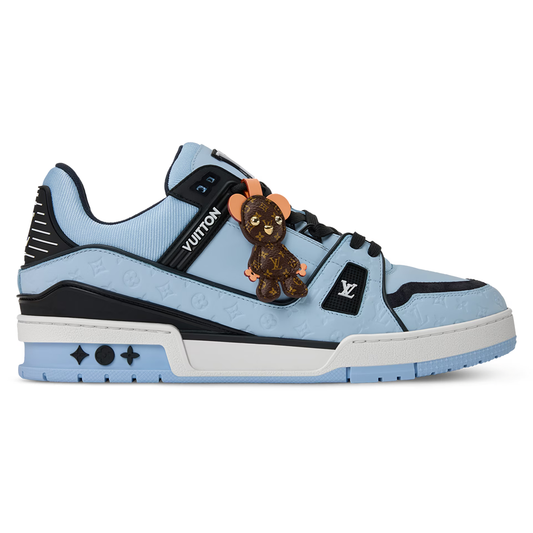 LV Trainer Blue calf leather