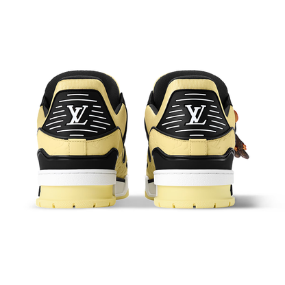 LV Trainer Yellow calf leather