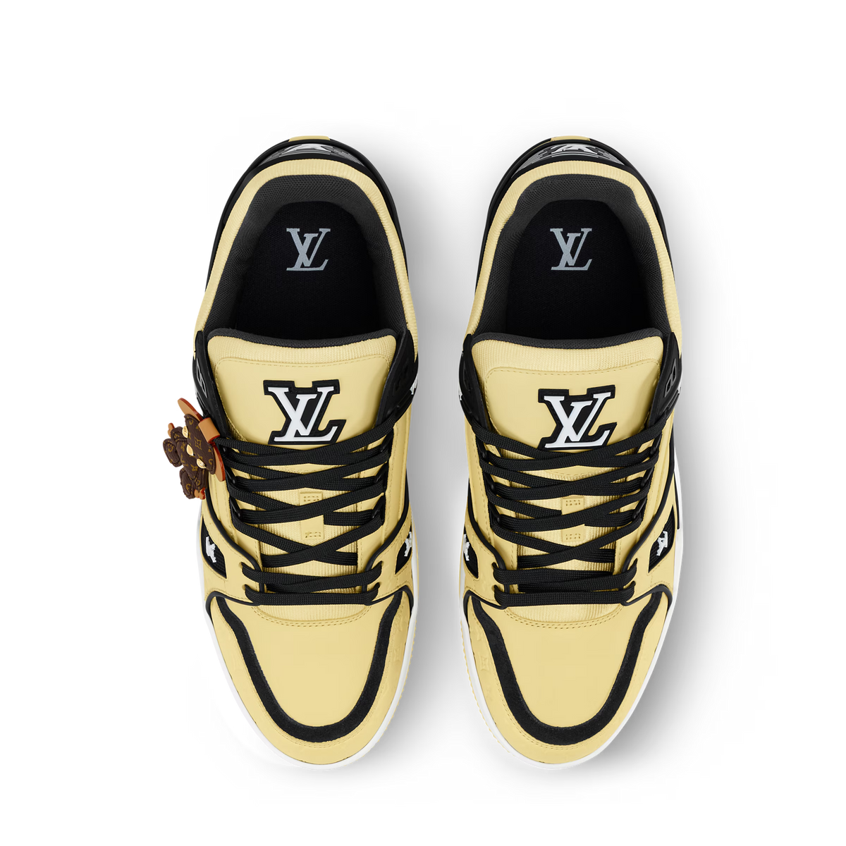 LV Trainer Yellow calf leather