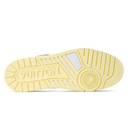 LV Trainer Yellow calf leather